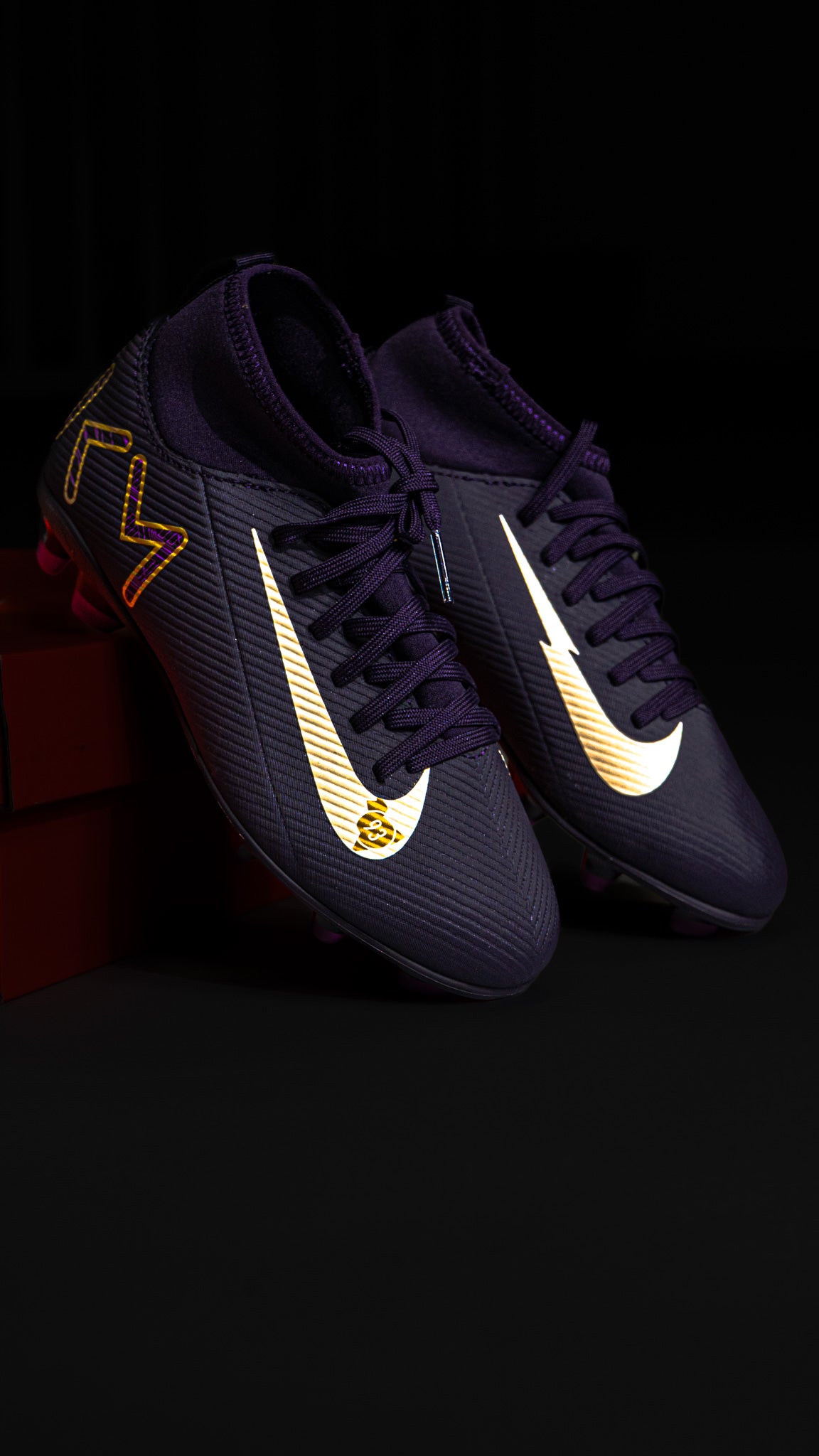 Nike Kids Zoom Mercurial Superfly 10 Academy KM FG/MG Grand Purple/Pale Ivory