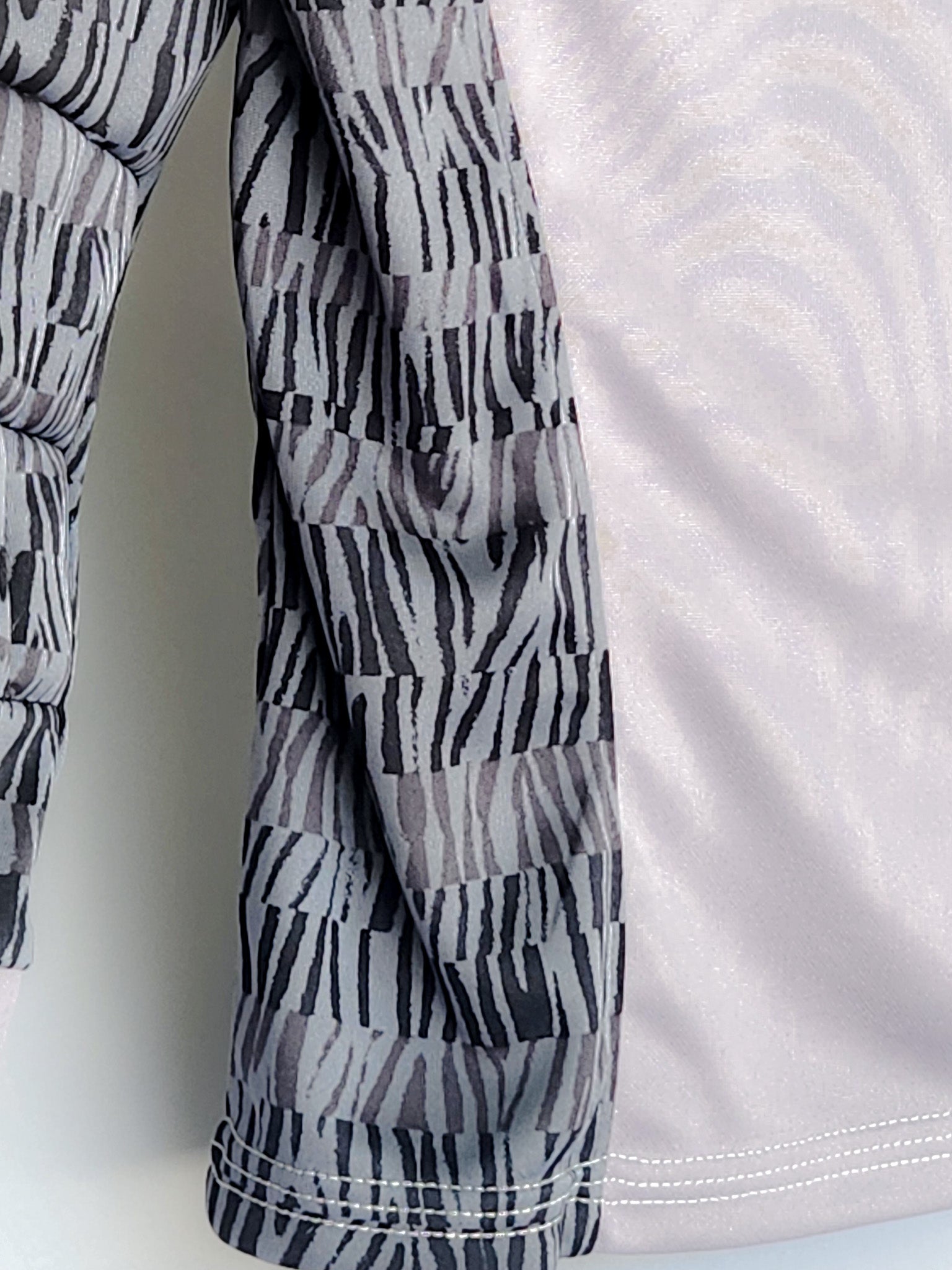 Gray & Black Striped Goalkeeper Jersey