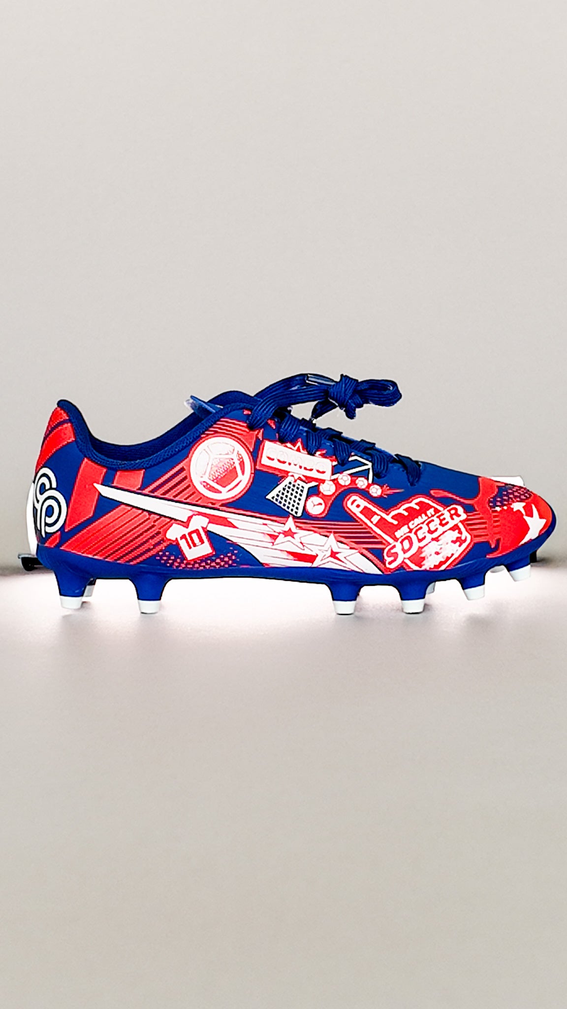 PUMA Ultra CP Legacy FG/AG Junior Soccer Cleats Clyde Royal/Ultra Red/White