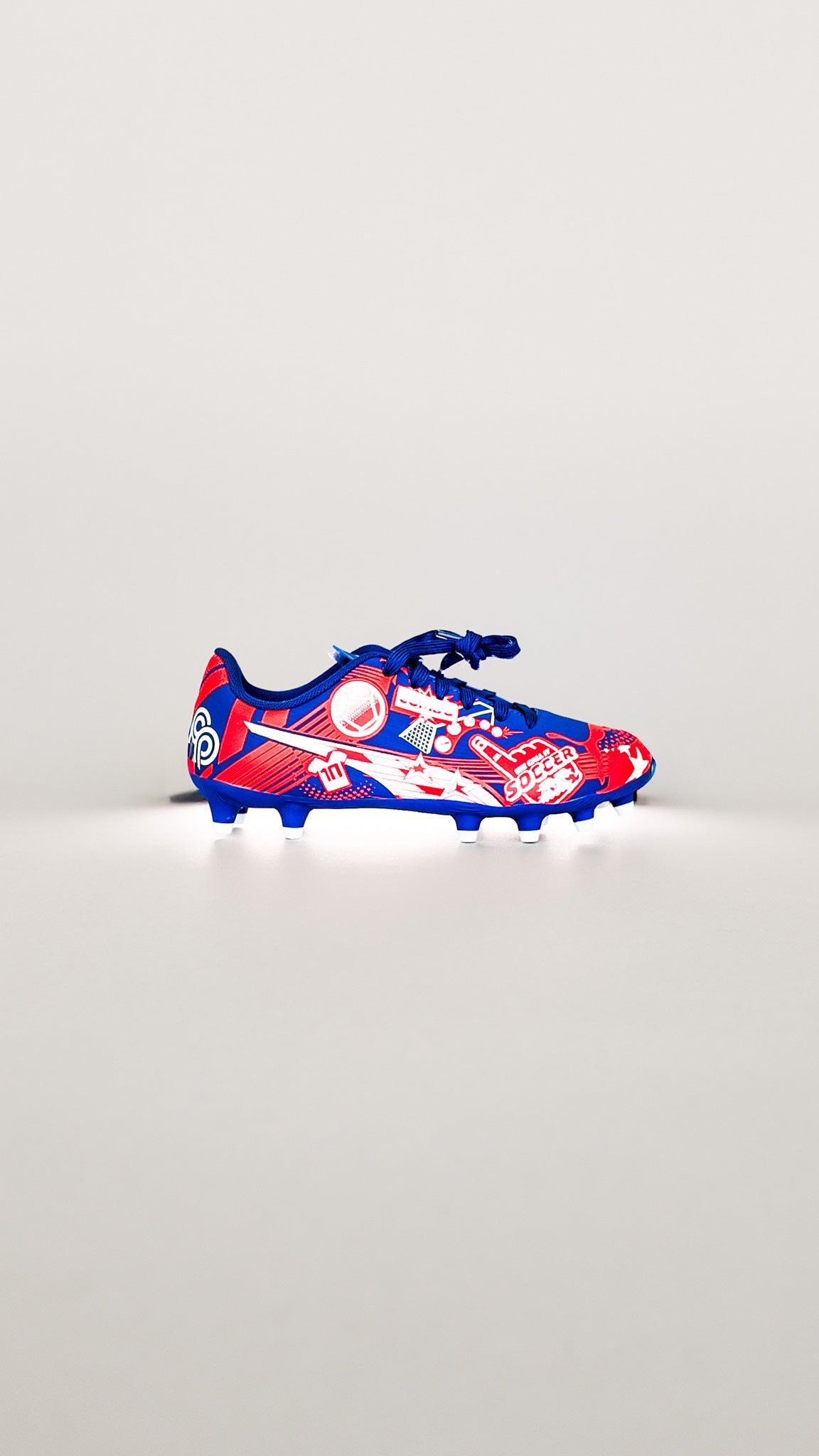 PUMA Ultra CP Legacy FG/AG Junior Soccer Cleats Clyde Royal/Ultra Red/White