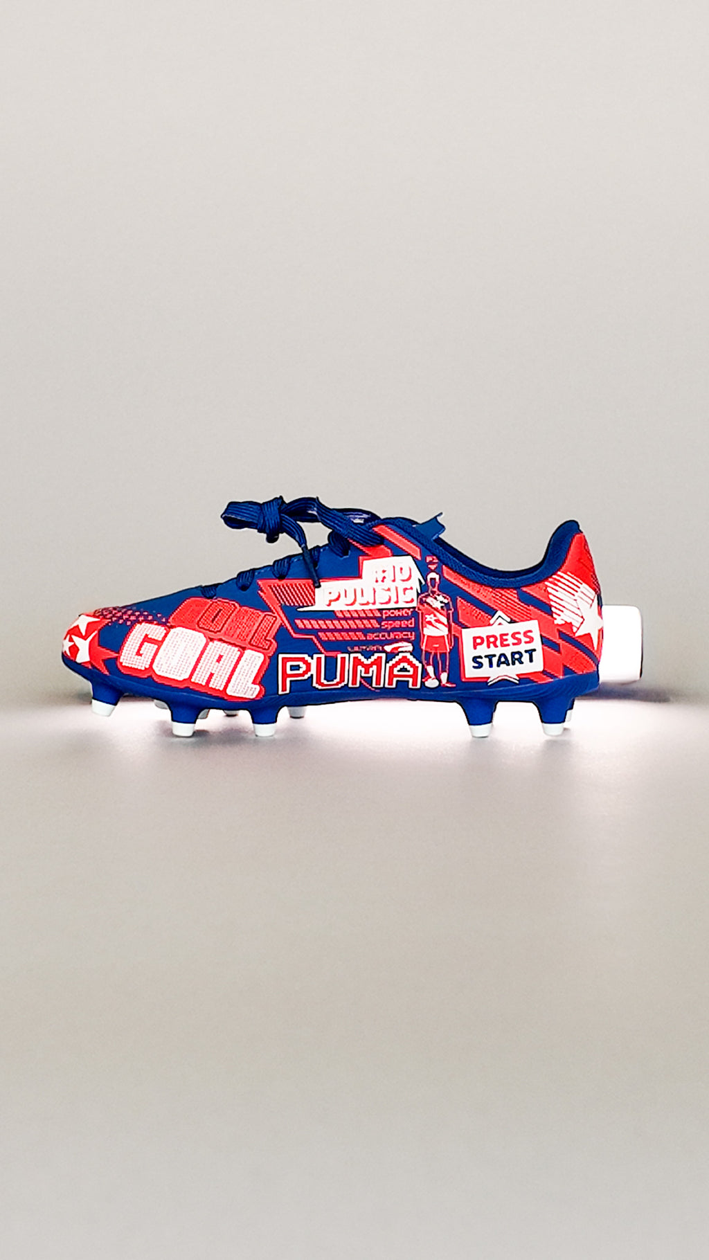 PUMA Ultra CP Legacy FG/AG Junior Soccer Cleats Clyde Royal/Ultra Red/White