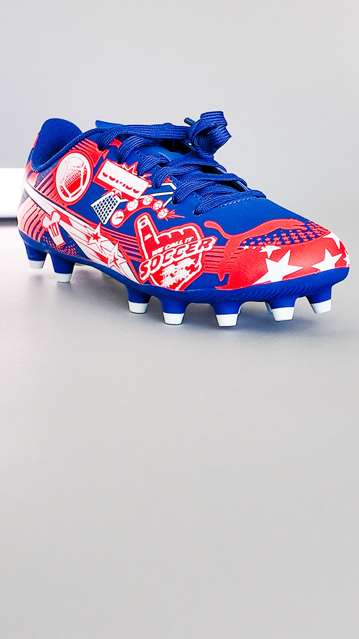 PUMA Ultra CP Legacy FG/AG Junior Soccer Cleats Clyde Royal/Ultra Red/White
