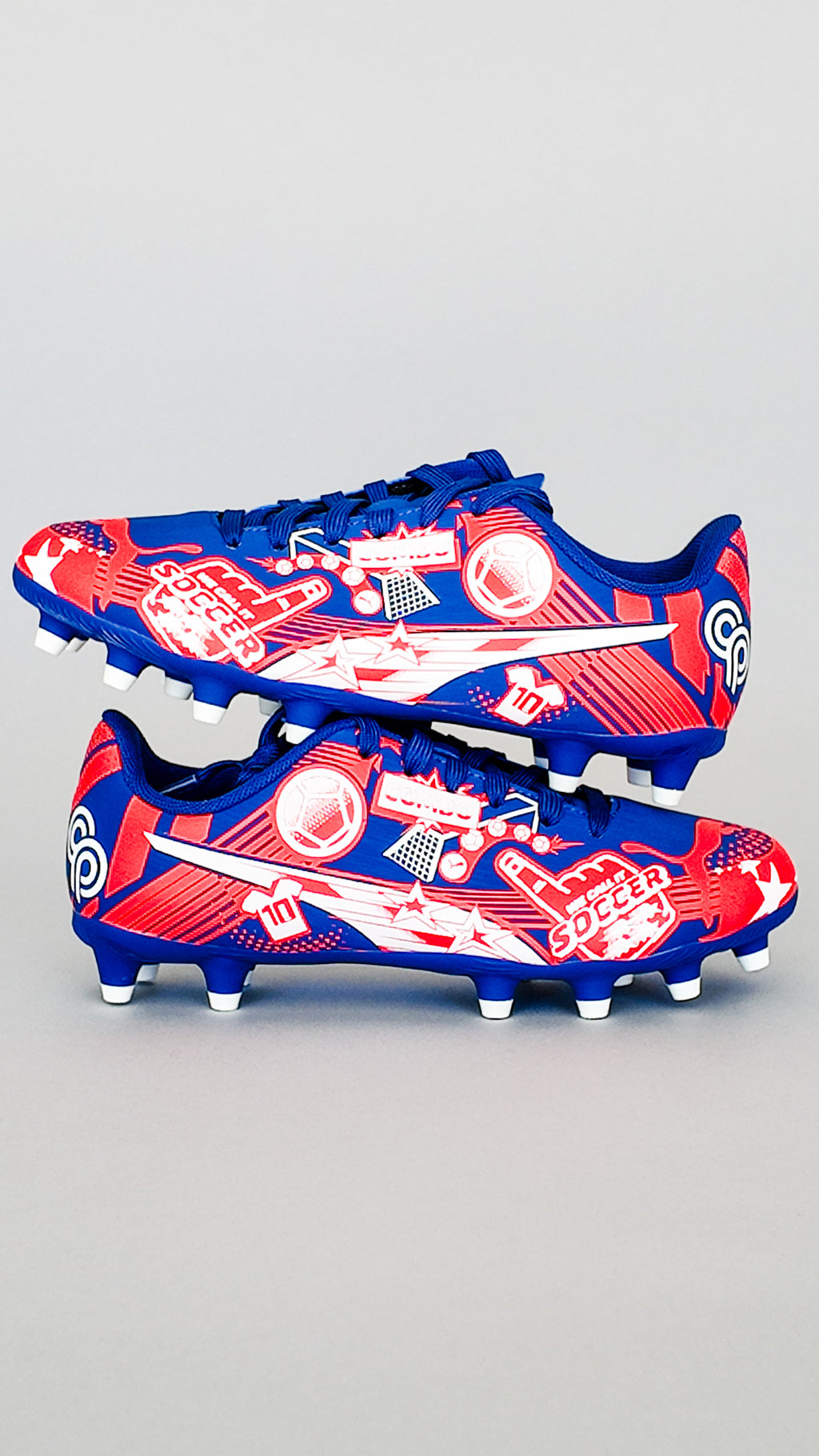 PUMA Ultra CP Legacy FG/AG Junior Soccer Cleats Clyde Royal/Ultra Red/White
