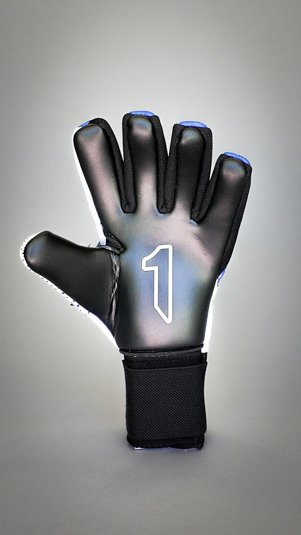 Rinat Fiera Turf-Training Mens Goalkeeper Glove Blue/White