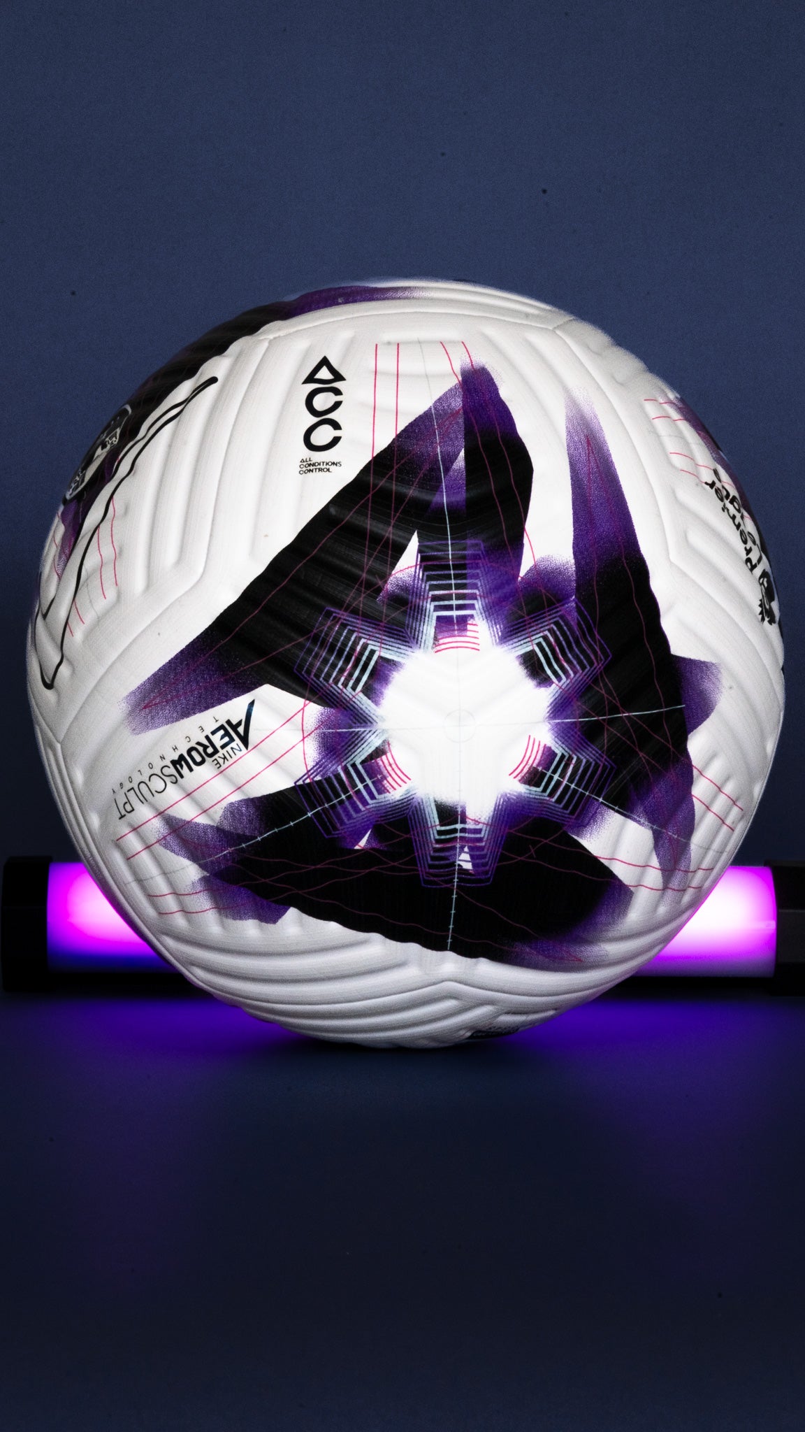 Nike Premier League 2023/24 Flight Official Match Ball White/Purple/Black
