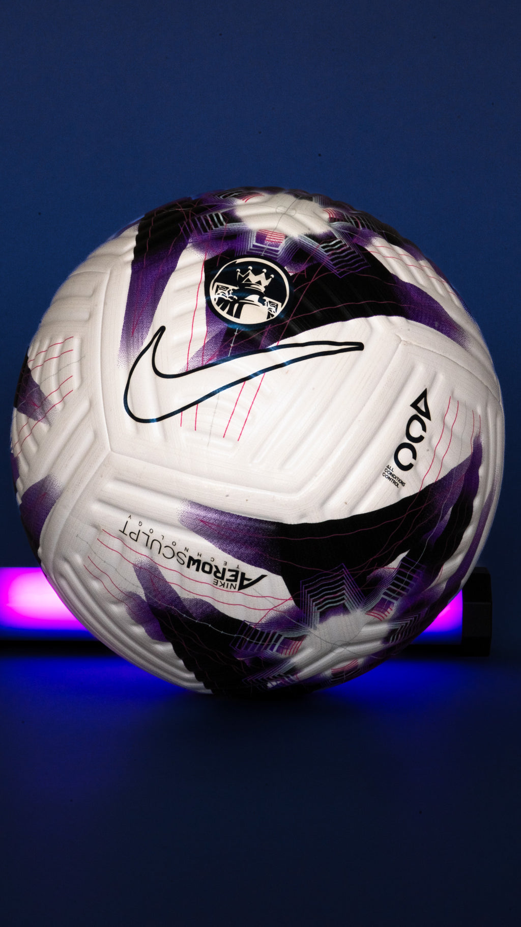 Nike Premier League 2023/24 Flight Official Match Ball White/Purple/Black