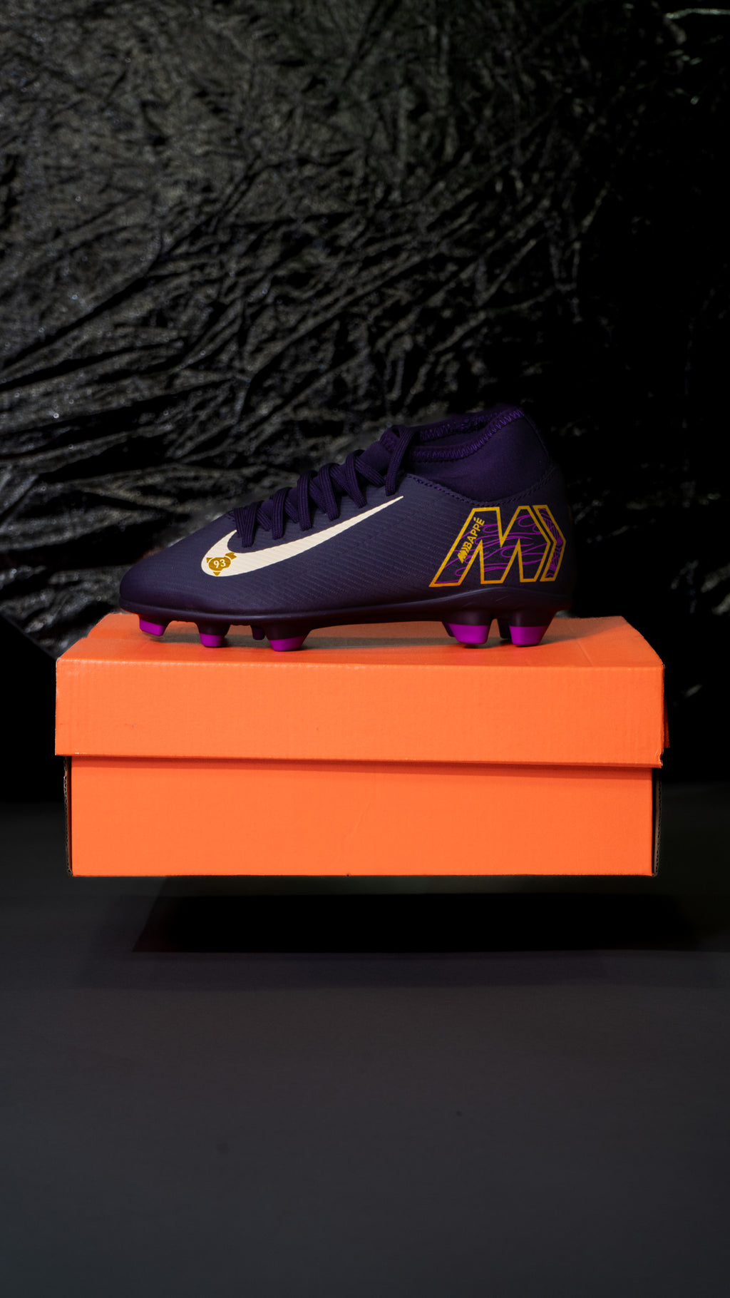 Nike Kids Zoom Mercurial Superfly 10 Academy KM FG/MG Grand Purple/Pale Ivory