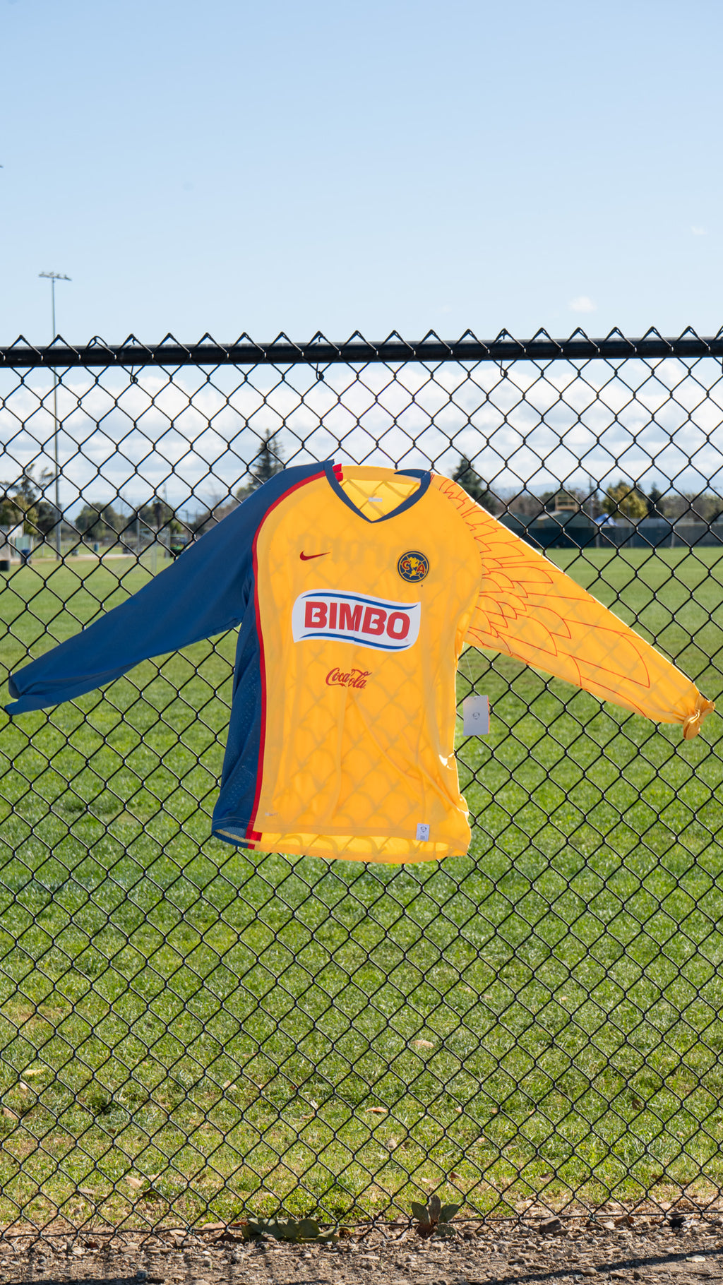 Retro CLUB AMERICA JERSEY 2007 LONG SLEEVE SIZE