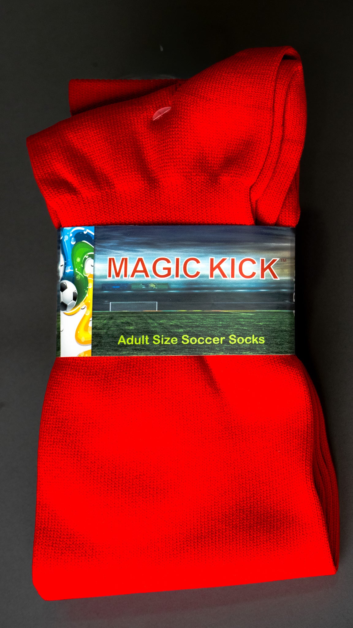 Calcetines de fútbol rojos