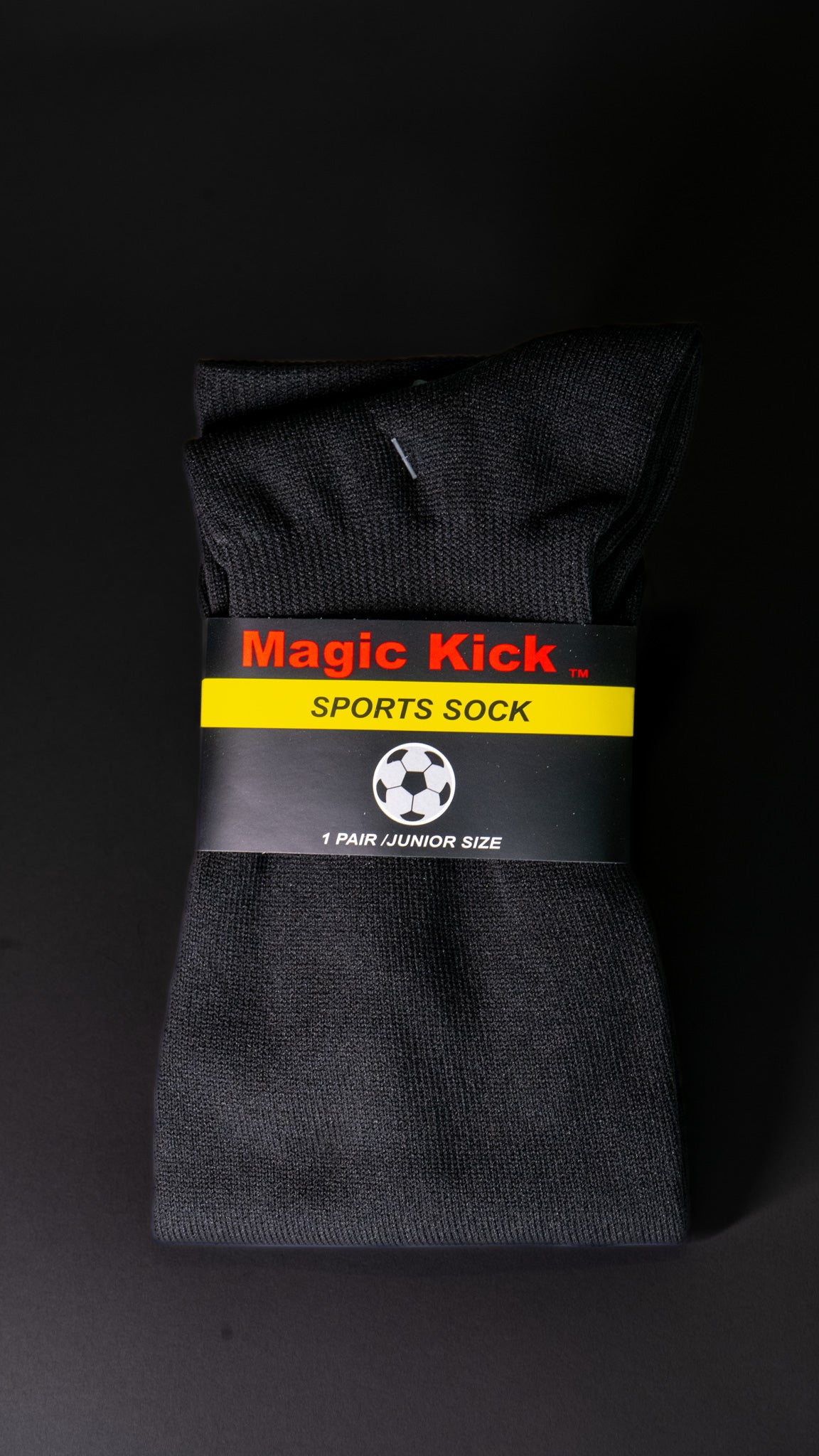 Black Soccer Socks - Magic Kick Sports sock