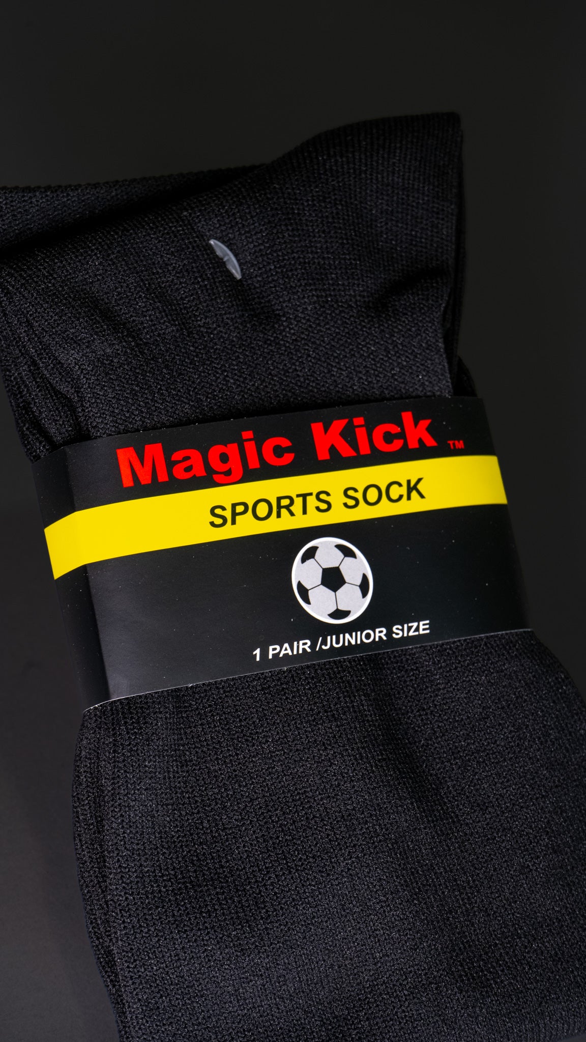Black Soccer Socks - Magic Kick Sports sock
