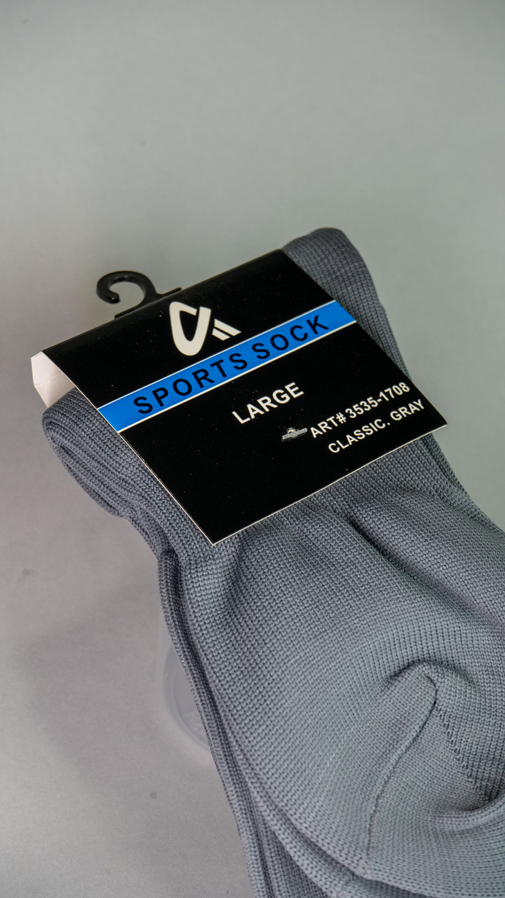 Gray Soccer Socks