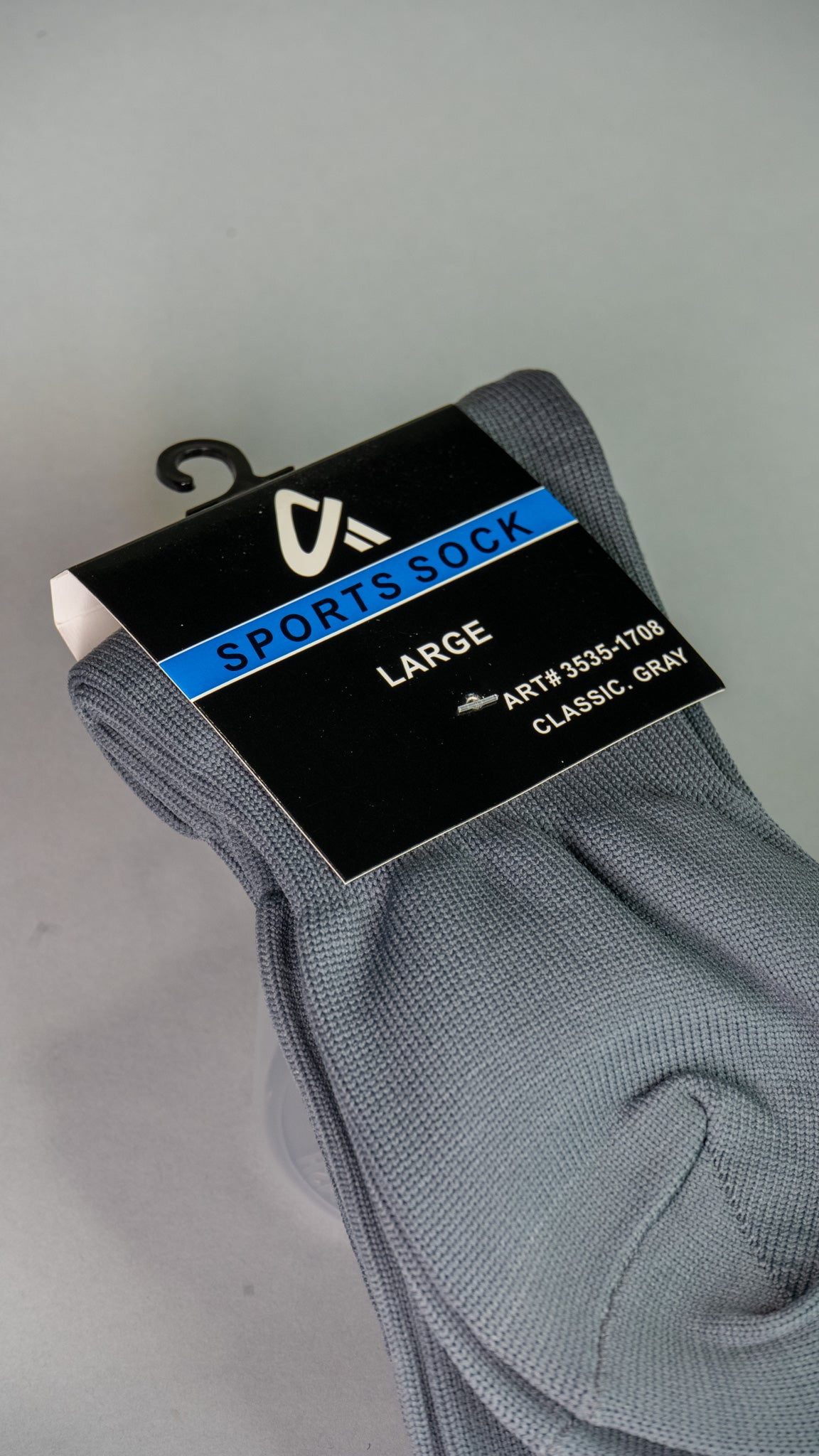 Gray Soccer Socks