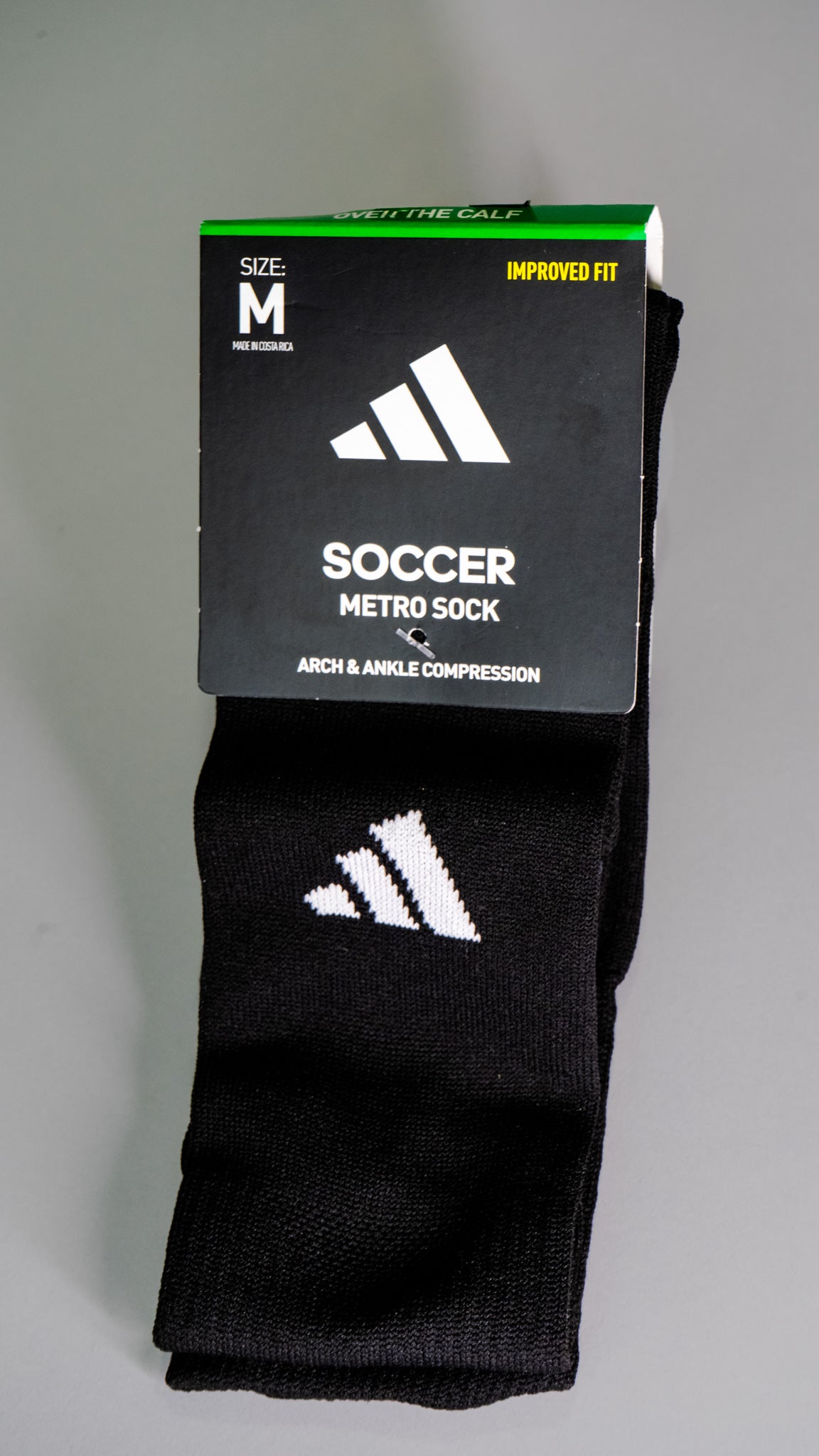 Adidas Adult Black Metro Unisex Sooccer Socks