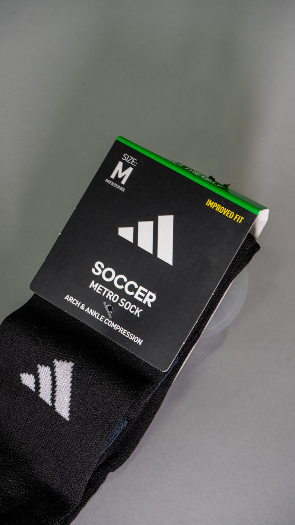 Adidas Adult Black Metro Unisex Sooccer Socks