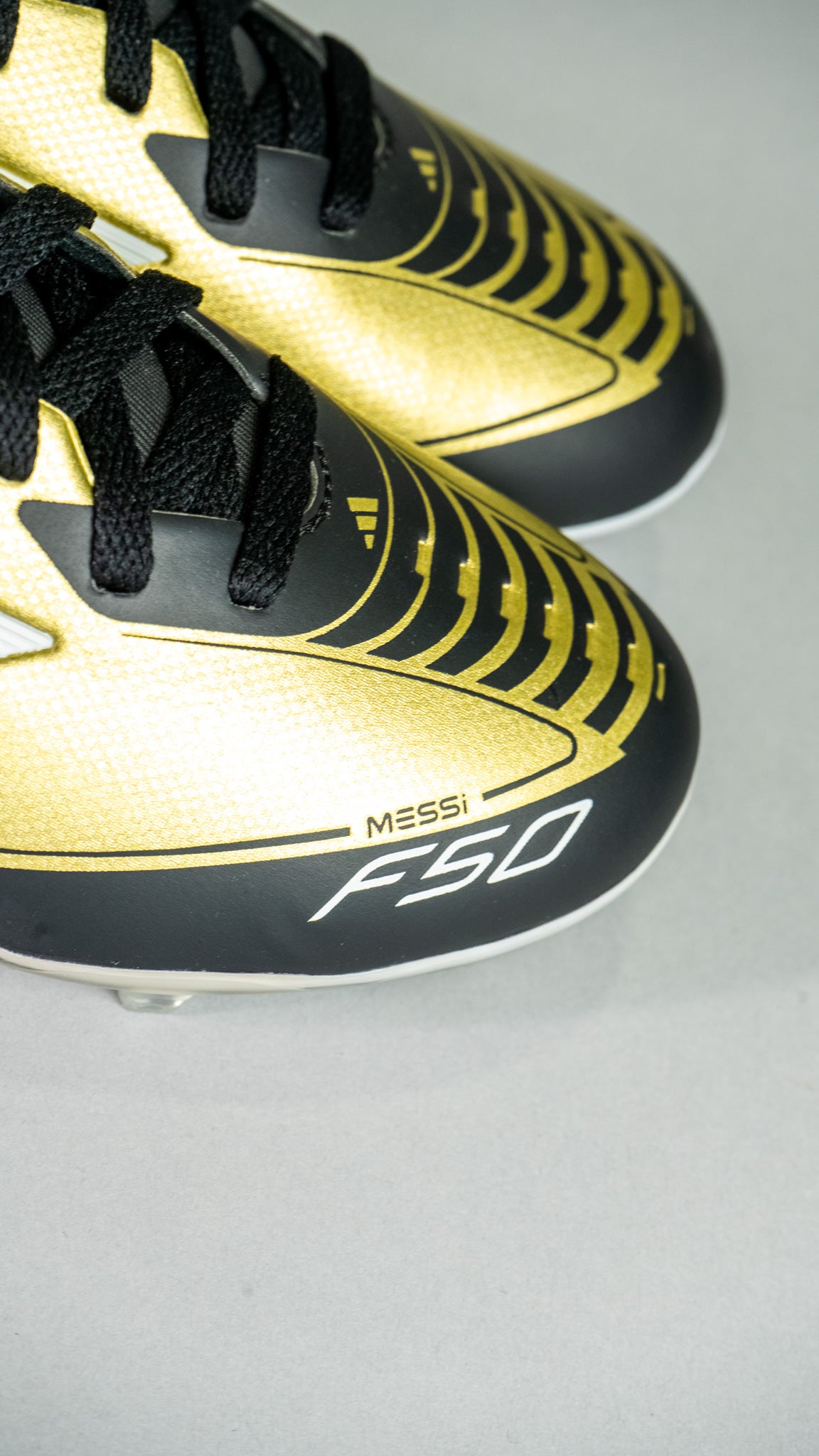 adidas Kids F50 Messi Club FxG Gold/White/Black