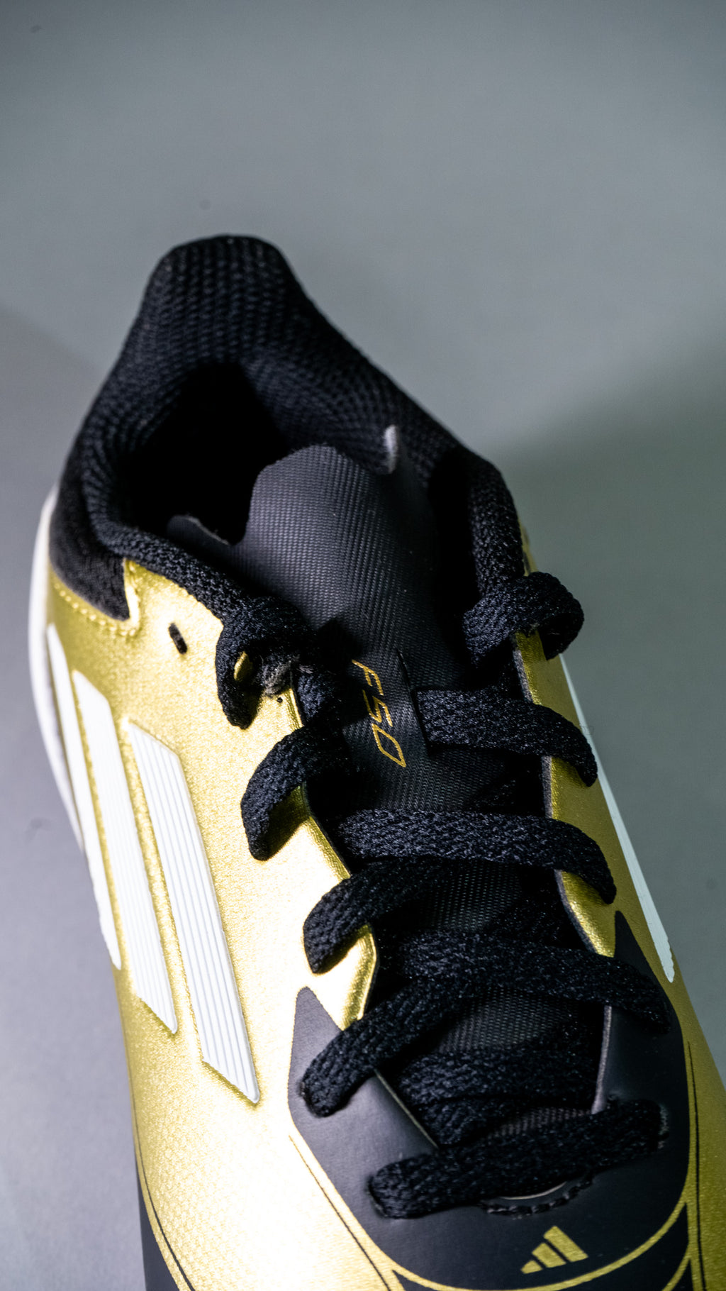 adidas Kids F50 Messi Club FxG Gold/White/Black