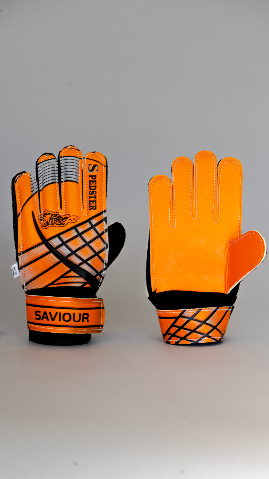 Guantes de portero Saviour naranjas para jóvenes