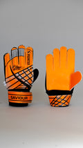 Guantes de portero Saviour naranjas para jóvenes