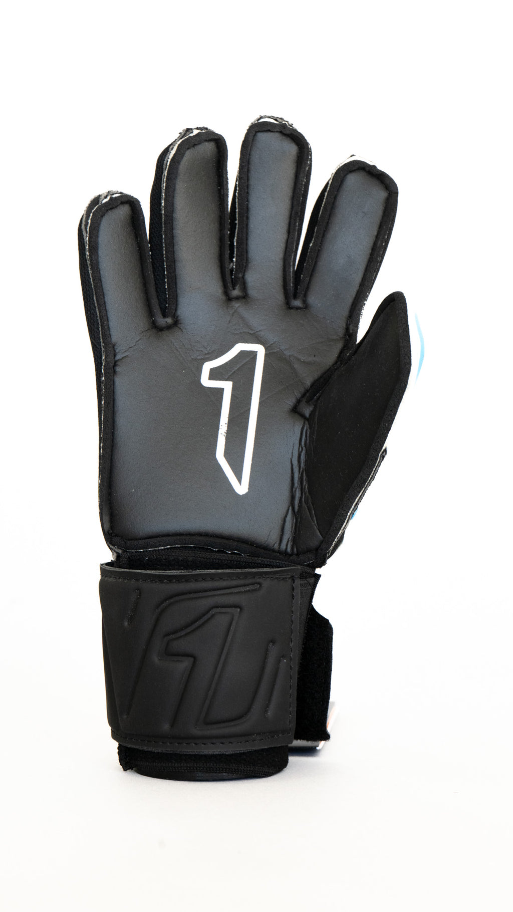 Guante de portero Rinat azul claro/negro Egotiko Vengador Prime Spines