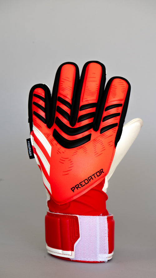 adidas Predator Goalkeeper Junior Training Gloves Black/Red/White