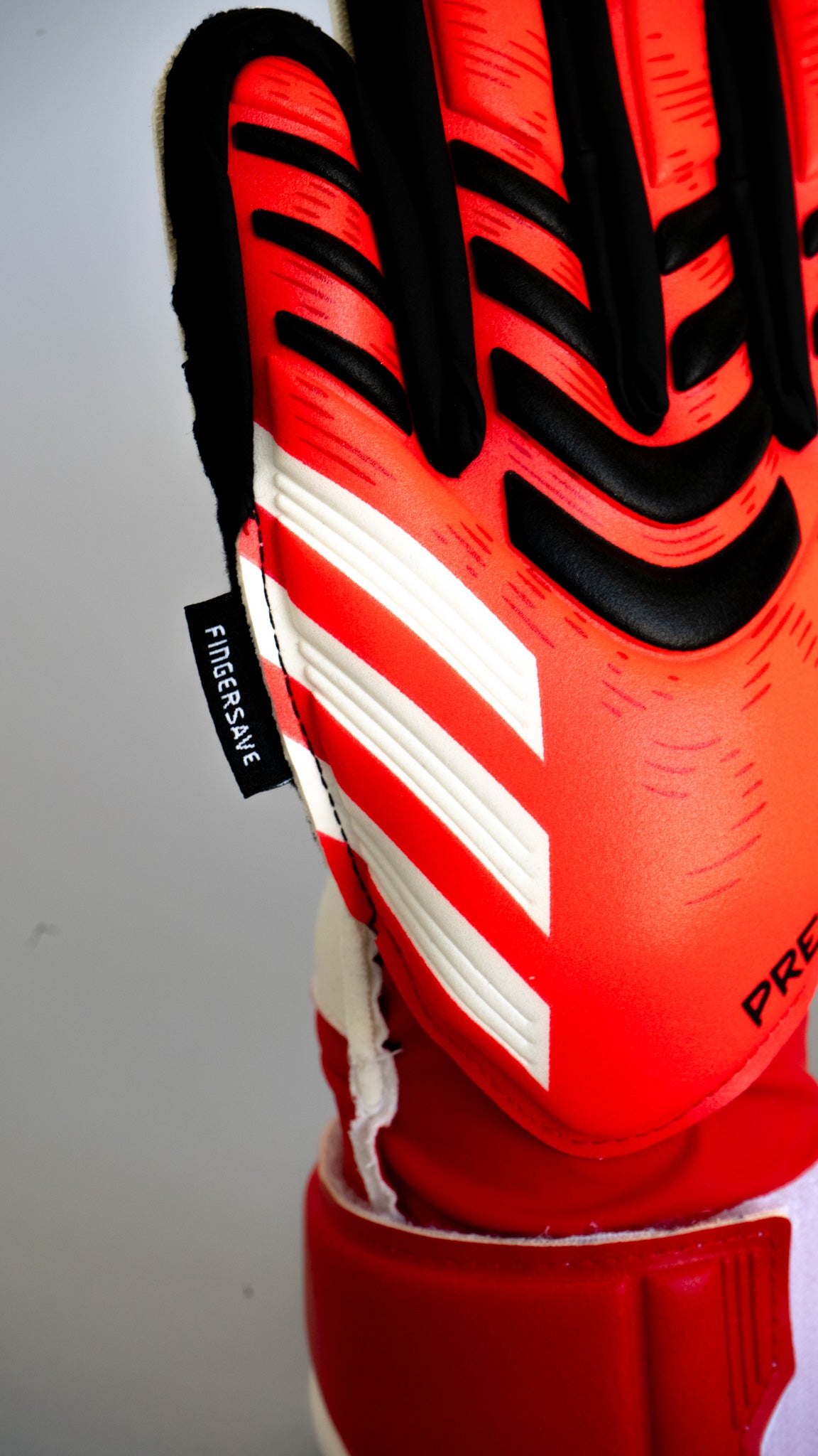 adidas Predator Goalkeeper Junior Training Gloves Black/Red/White
