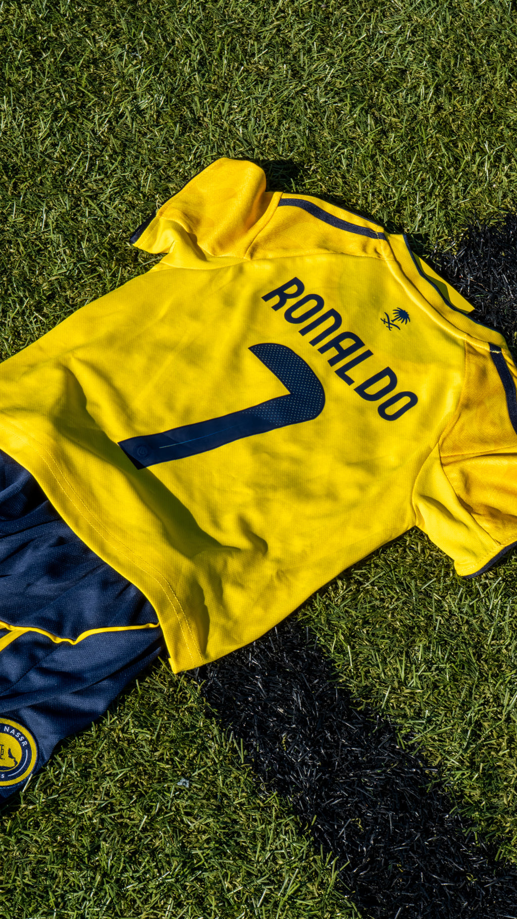 Cristiano Ronaldo Al Nassr FC 25-26 Home Soccer Jersey kids