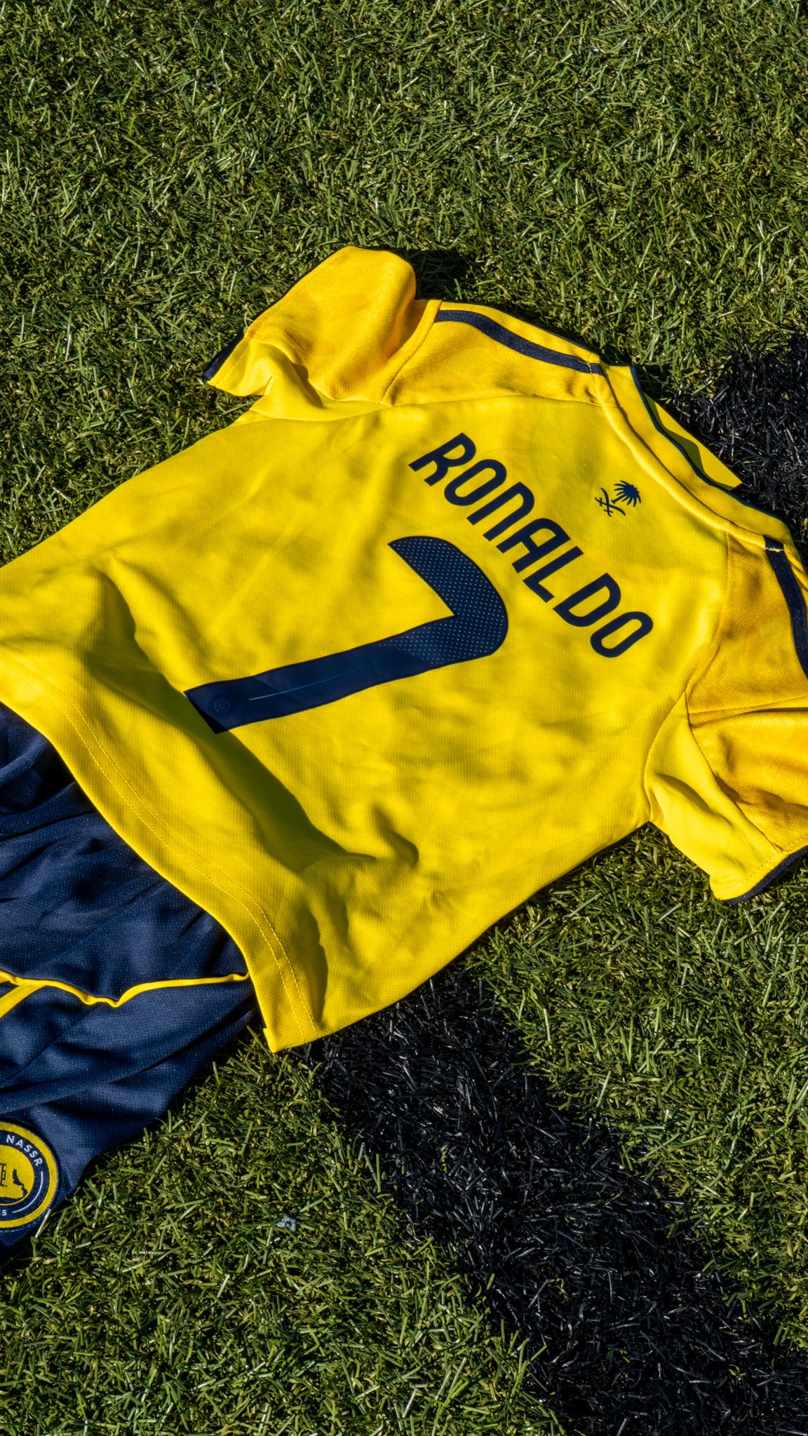 Cristiano Ronaldo Al Nassr FC 25-26 Home Soccer Jersey kids