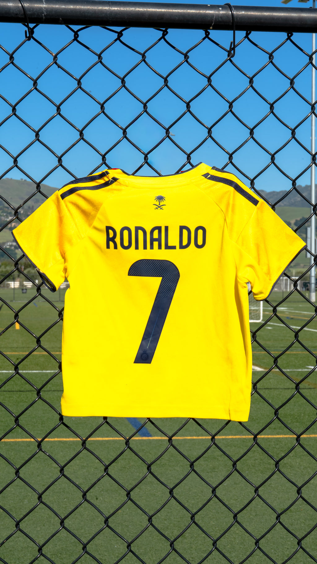 Cristiano Ronaldo Al Nassr FC 25-26 Home Soccer Jersey kids