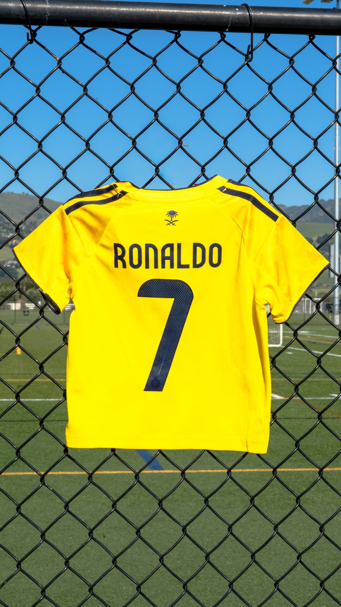Cristiano Ronaldo Al Nassr FC 25-26 Home Soccer Jersey kids
