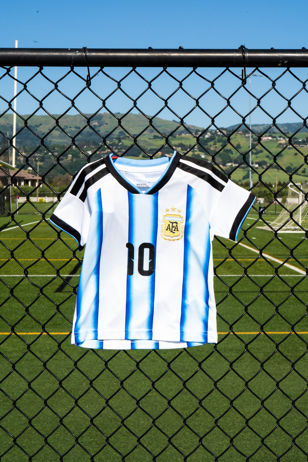 Lionel Messi Argentina Home Soccer kids set