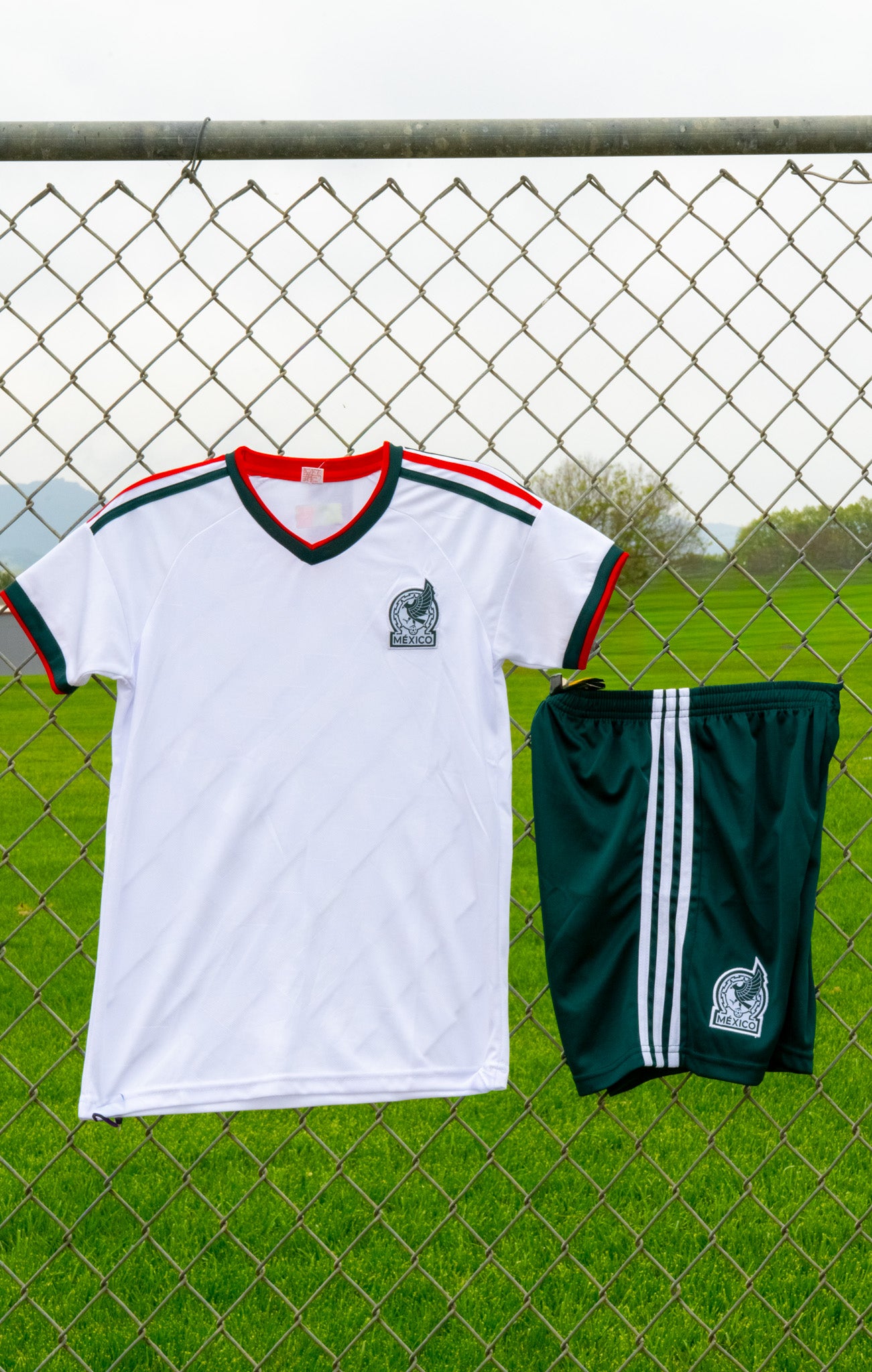 Mexico Soccer Kit Away For Kids 2026