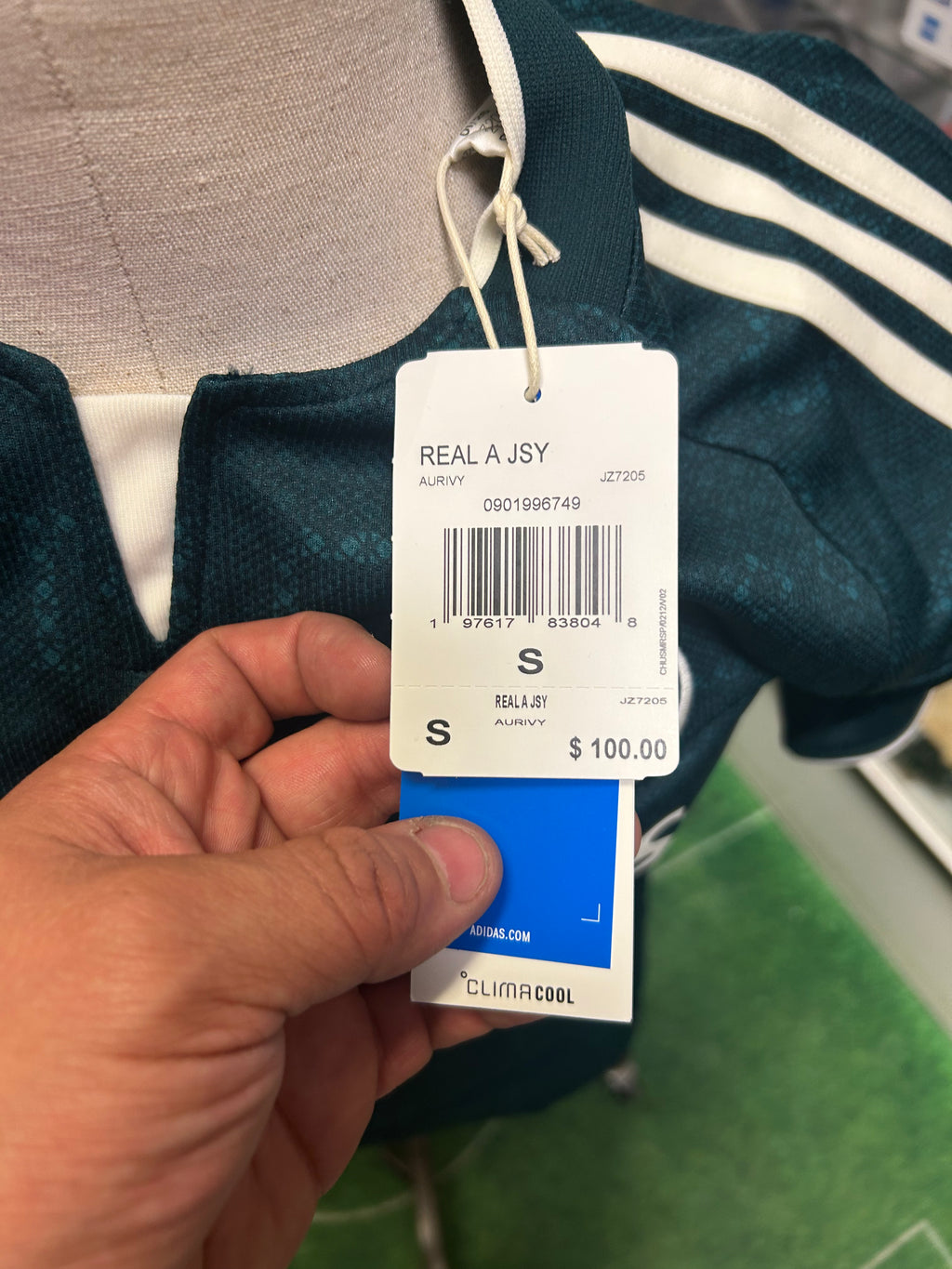 Real Madrid adidas 2026/27 Away Jersey - Green