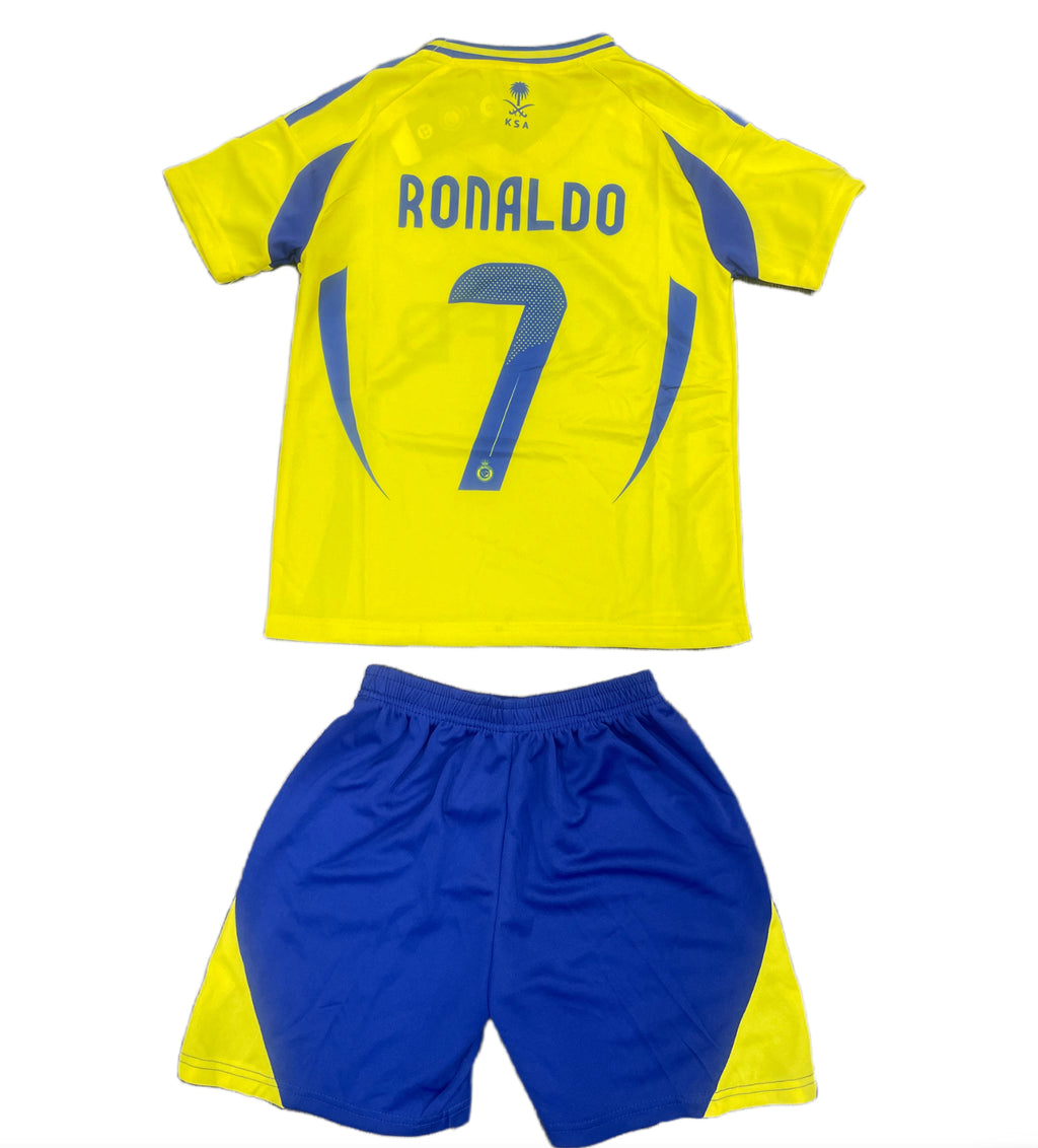 JR AL NASSR FC RONALDO HOME JERSEY KIT