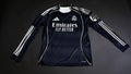 adidas Real Madrid 25/26 Long Sleeve Away Jersey Navy