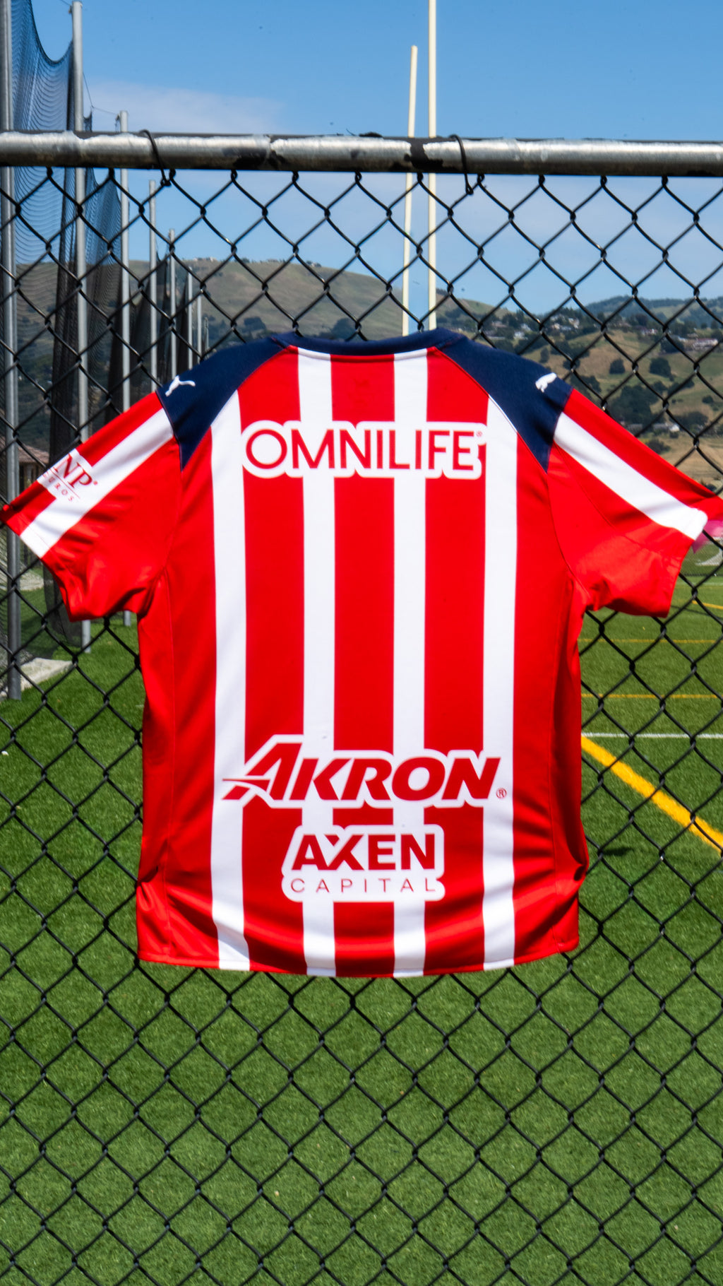 back of PUMA Adult Chivas Guadalajara 2025 Red Home Replica Jersey